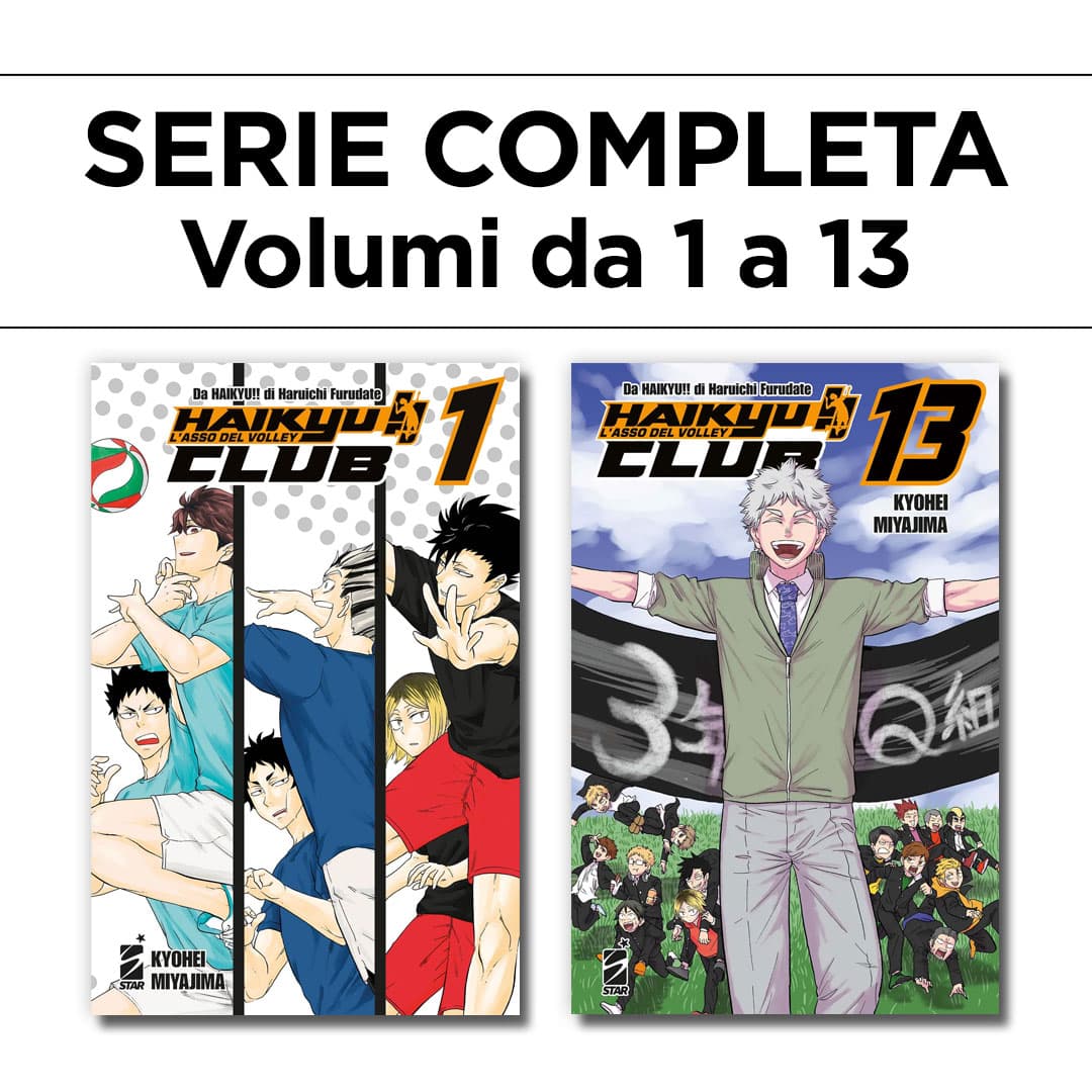 Haikyu!! Club 1/13 - Serie Completa - Edizioni Star Comics - Italiano