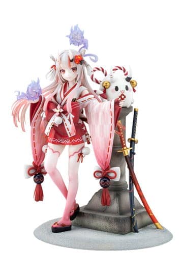Hololive Production PVC Statue 1/7 Nakiri Ayame Shrine Maiden Fortune Outfit Ver. 26 cm