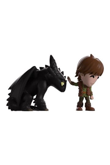 How to Train Your Dragon Vinyl Figure Meeting Toothless 11 cm