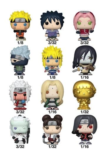 Naruto Bitty Funko POP! Vinyl Figure (32) PDQ 2,5 cm - Funko Bitty POP!