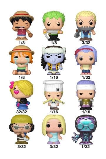 One Piece Bitty Funko POP! Vinyl Figure (32) PDQ 2,5 cm - Funko Bitty POP!
