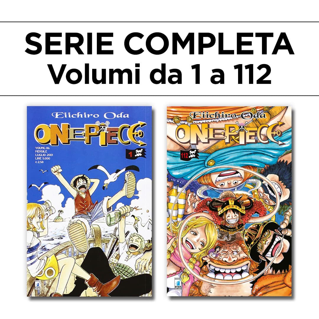 One Piece - Serie Blu 1/112 - Serie Completa - Edizioni Star Comics - Italiano