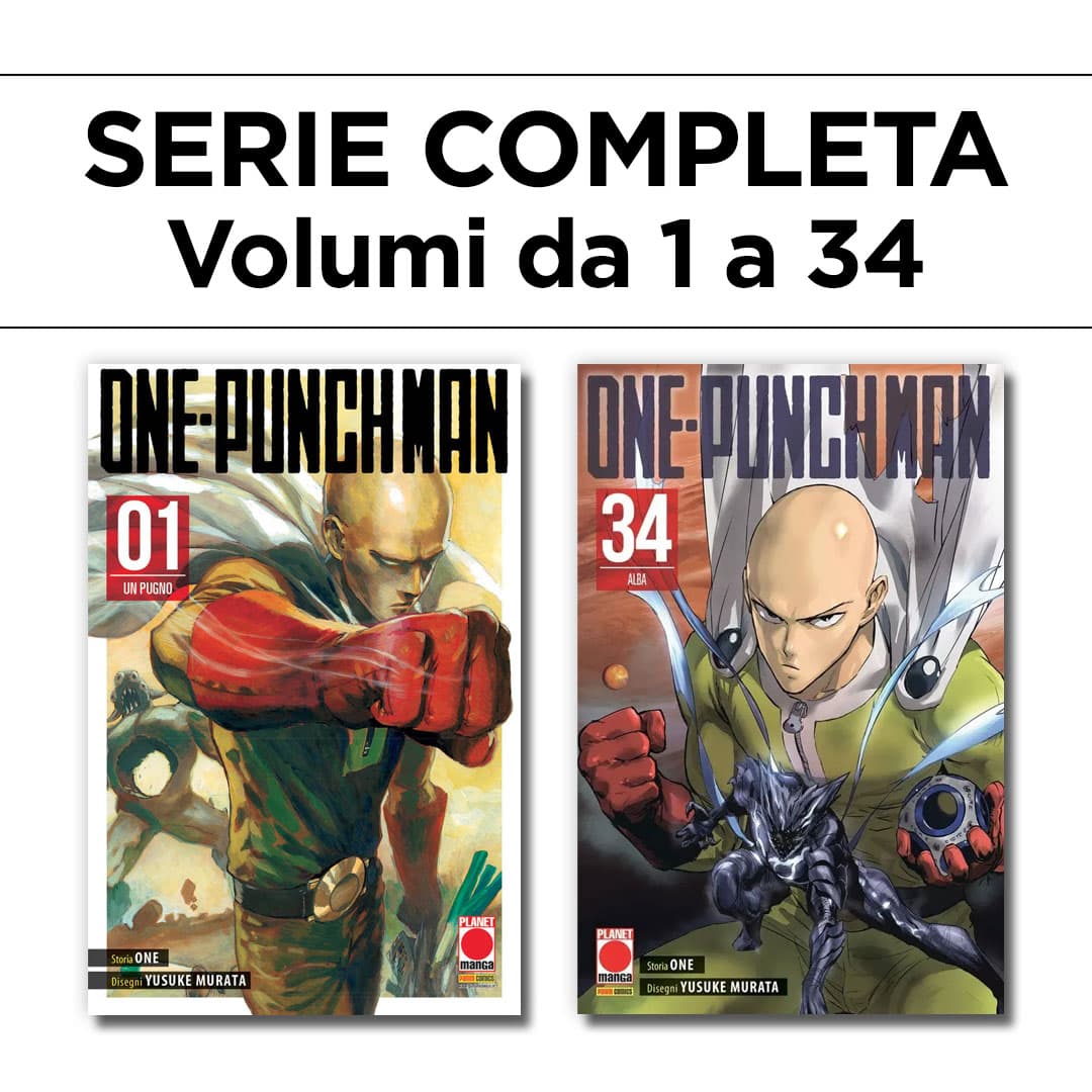 One Punch Man 1/34 - Ristampa - Serie Completa - Panini Comics - Italiano