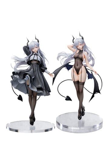Original Character Fantasias Series Statue 1/6 set of 2 Thea-chan Apprentice Succubus Ver. (Regular Outfit & Underwear Edition) 29 cm