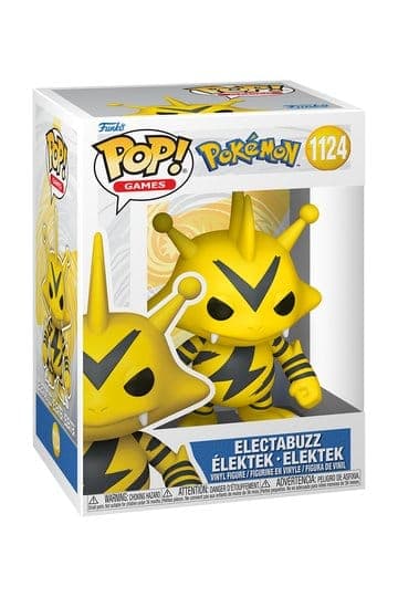 Pokémon Funko POP! Games Vinyl Figure Electabuzz 9 cm #1124 - Funko POP!
