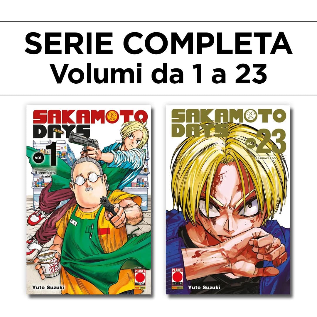 Sakamoto Days 1/23 - Serie Completa - Panini Comics - Italiano