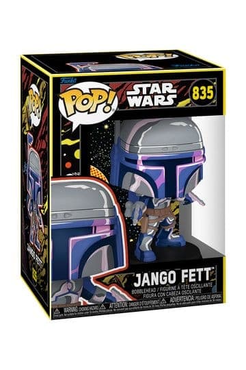 Star Wars: Mandalorian & Grogu Funko POP! Vinyl Figure Jango Fett (Retro) 9 cm #835 - Funko POP!