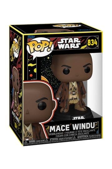 Star Wars: Mandalorian & Grogu Funko POP! Vinyl Figure Mace Windu (Retro) 9 cm #834 - Funko POP!