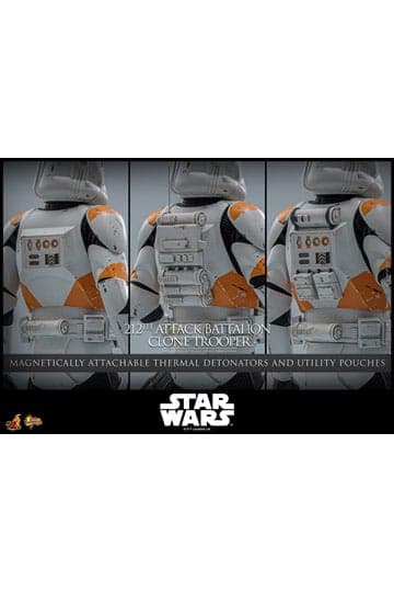 Star Wars: The Clone Wars Action Figure 1/6 212th Attack Battalion Clone Trooper Deluxe Version 30 cm
