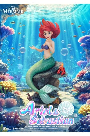 The Little Mermaid Master Craft Statue Ariel & Sebastian 42 cm