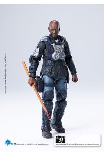 The Walking Dead: The Ones Who Lived Exquisite Mini Action Figure 1/18 Morgan 10 cm