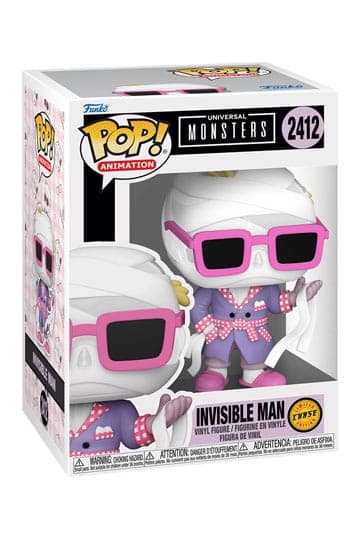 Universal Monsters Funko POP! Animation Vinyl Figures Invisible Man CHASE9 cm #2412 - Funko POP!