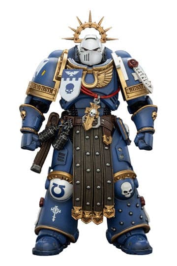 Warhammer 40,000 Action Figure Ultramarines Torvald with Power Sword, Stormshield and Bolt Pistol 13 cm