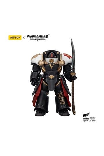 Warhammer The Horus Heresy Action Figure White Scars Ebon Keshig Terminator 1 with Power Glaive 13 cm