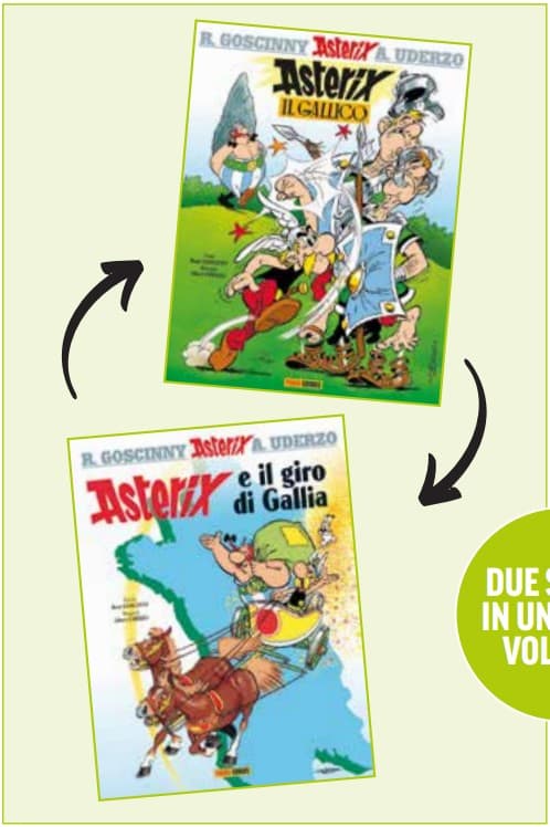 Asterix Vol. 1 - Asterix il Gallico / Asterix e il Giro di Gallia - Panini Comics Pocket - Panini Comics - Italiano