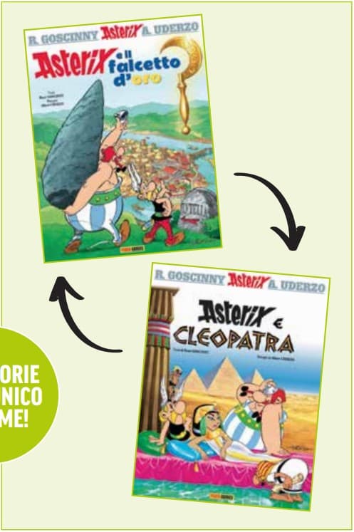 Asterix Vol. 2 - Asterix e il Falcetto d'Oro / Asterix e Cleopatra - Panini Comics Pocket - Panini Comics - Italiano