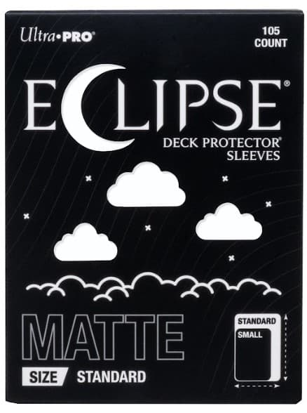 Bustine Protettive Standard Size - Eclipse Deck Protector Sleeves - Matte Arctic White - Confezione da 105
