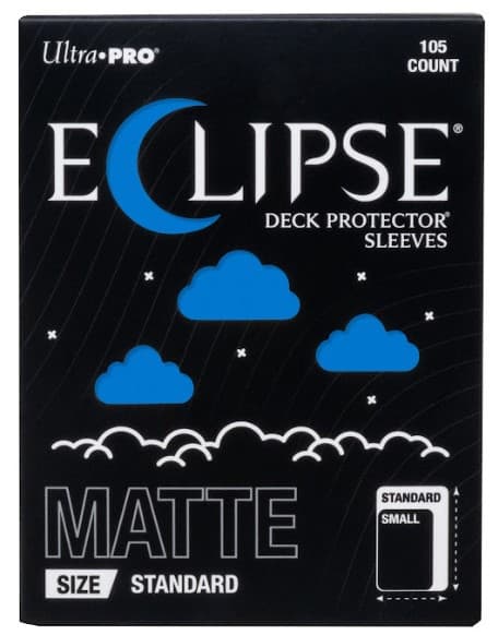 Bustine Protettive Standard Size - Eclipse Deck Protector Sleeves - Matte Pacific Blue - Confezione da 105