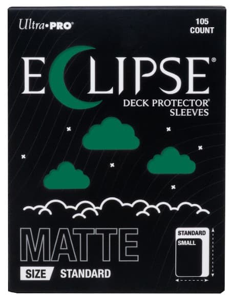 Bustine Protettive Standard Size - Eclipse Deck Protector Sleeves - Matte Forest Green - Confezione da 105