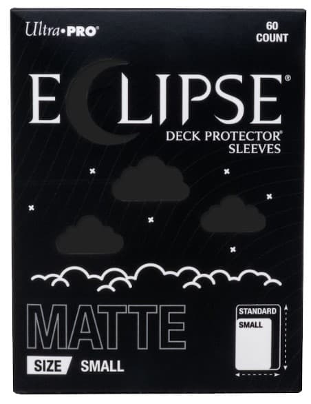 Bustine Protettive Small Size - Eclipse Deck Protector Sleeves - Matte Jet Black - Confezione da 60