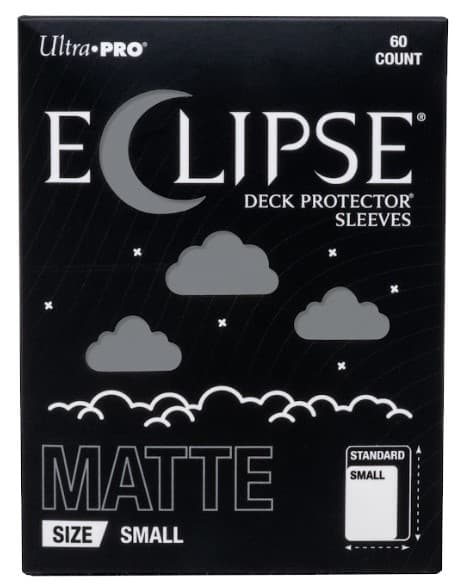 Bustine Protettive Small Size - Eclipse Deck Protector Sleeves - Matte Smoke Grey - Confezione da 60
