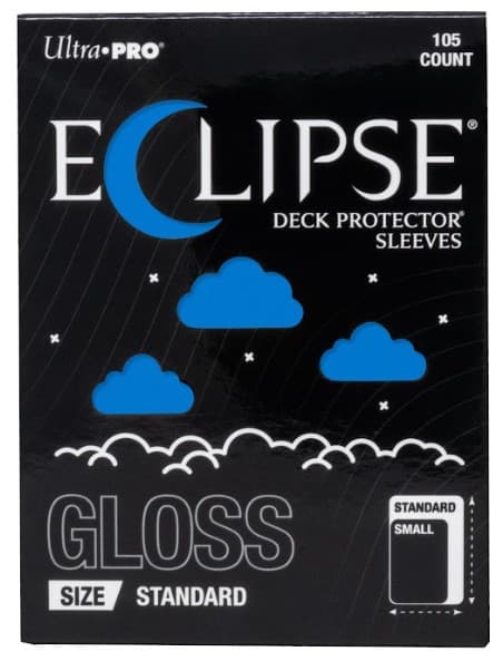Bustine Protettive Standard Size - Eclipse Deck Protector Sleeves - Gloss Pacific Blue - Confezione da 105
