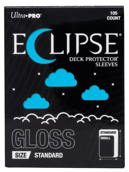 Bustine Protettive Standard Size - Eclipse Deck Protector Sleeves - Gloss Sky Blue - Confezione da 105