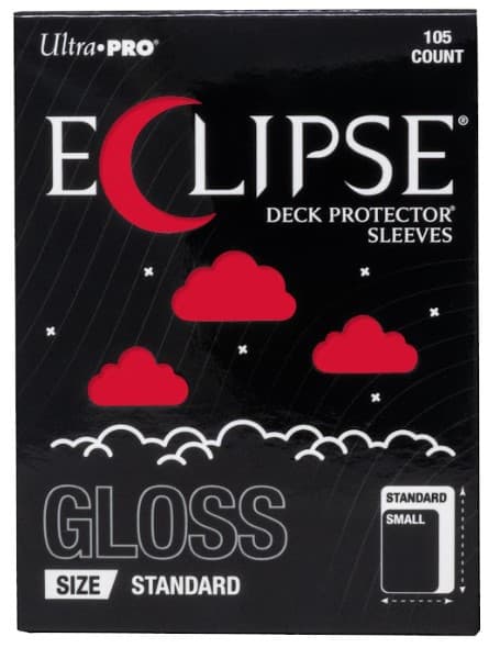 Bustine Protettive Standard Size - Eclipse Deck Protector Sleeves - Gloss Apple Red - Confezione da 105