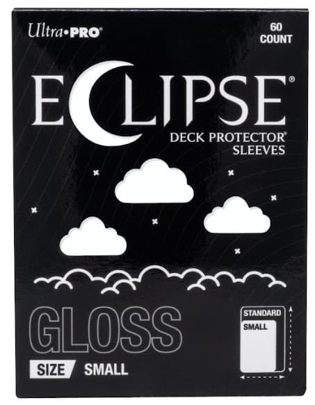 Bustine Protettive Small Size - Eclipse Deck Protector Sleeves - Gloss Arctic White - Confezione da 60