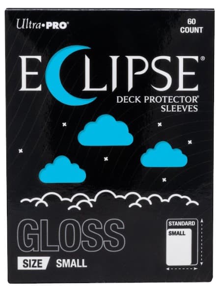 Bustine Protettive Small Size - Eclipse Deck Protector Sleeves - Gloss Sky Blue - Confezione da 60