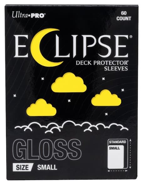 Bustine Protettive Standard Size - Eclipse Deck Protector Sleeves - Gloss Lemon Yellow - Confezione da 105