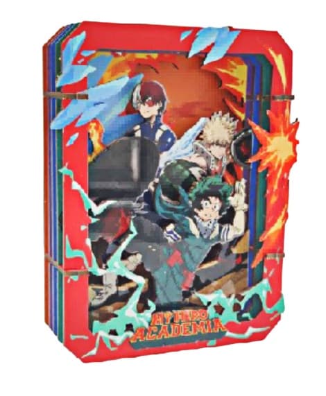 My Hero Academia - Wooden Gallery - M - Hot-Blooded Battle - Wooden Scene