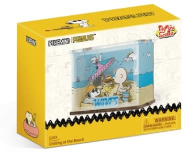 Snoopy - DIY Mini Scene - Chilling at the Beach