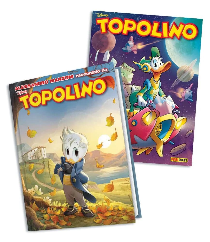 Topolino - Supertopolino 3667 + Topolibro "Alessandro Manzoni Raccontato da Topolino" - Panini Comics - Italiano