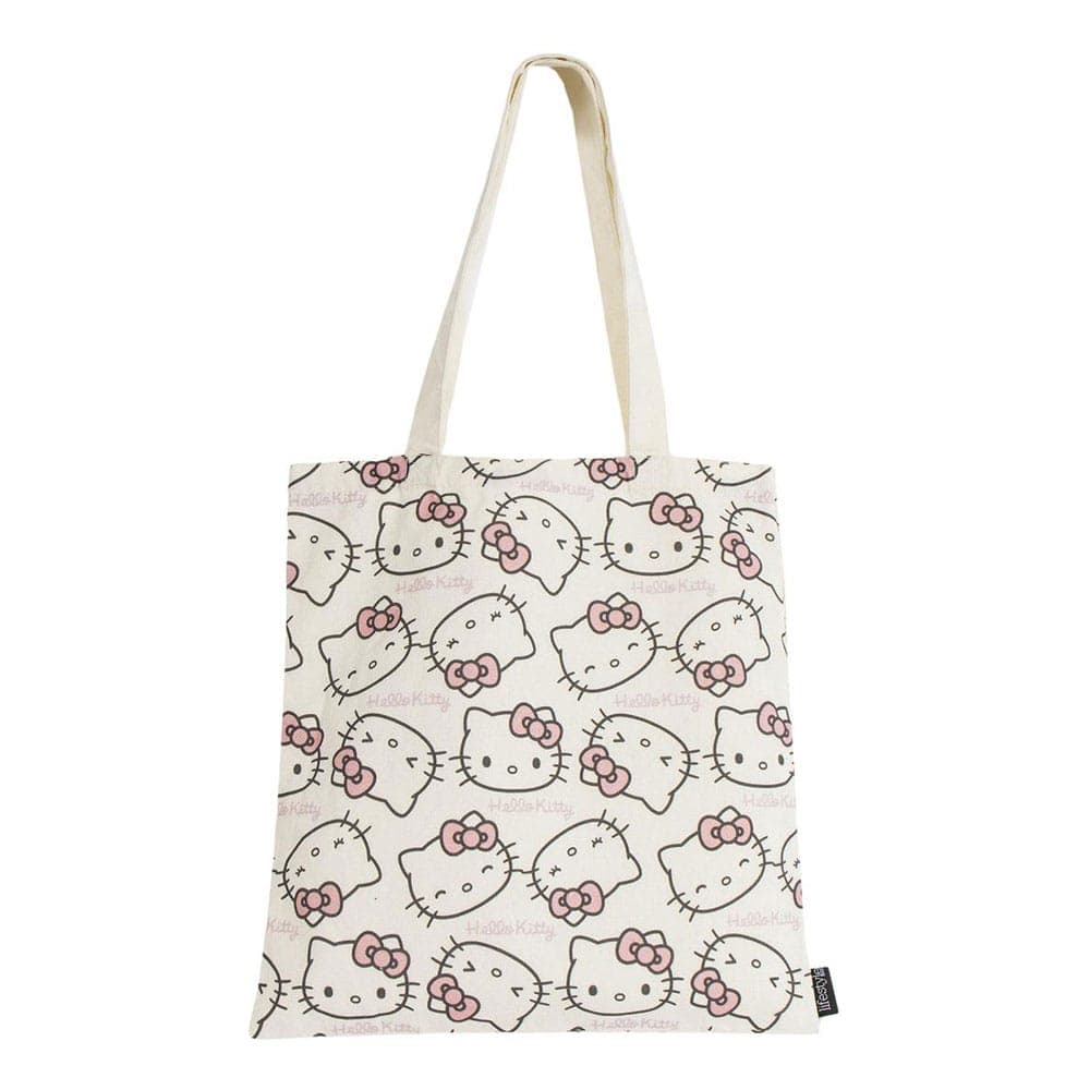 Sanrio - Hello Kitty - Tote Bag Ufficiale - Borsa in Tessuto