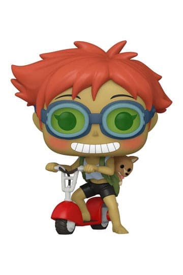 Cowboy Bebop Funko POP! Animation Vinyl Figure Edward on Scooter w/Ein 9 cm #1215 - Funko POP!