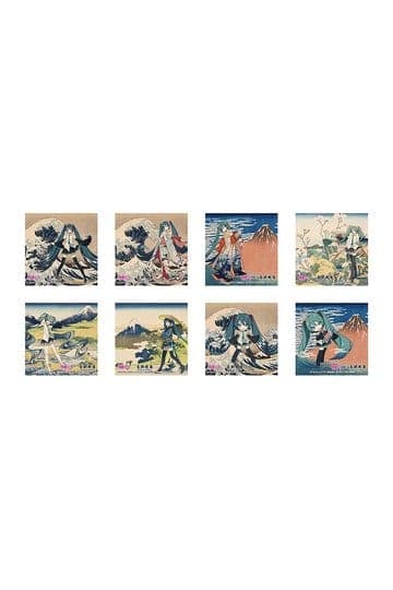 Hatsune Miku x Katsushika Hokusai iXima Sticker A/B/C/D/E/F/G/H