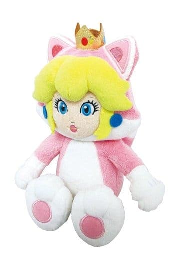 Super Mario Plush Figure Cat Peach 22 cm