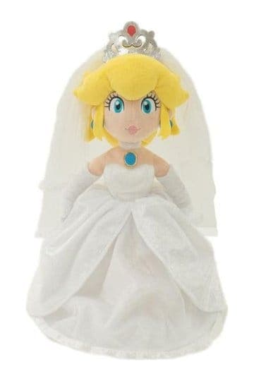 Super Mario Plush Figure Princess Peach Wedding 40 cm