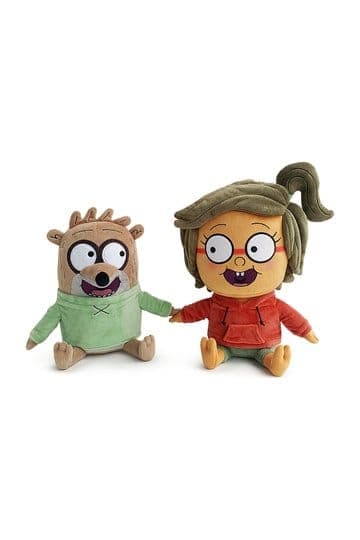 Regular Show Plush Figures 2-Pack Valentine´s Rigby & Eileen 22 cm