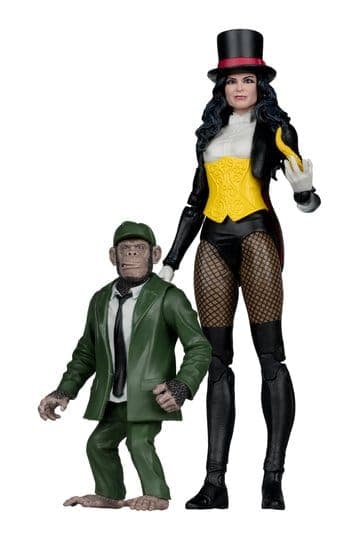 DC Multiverse McFarlane Action Figure Zatanna with Detective Chimp Collector Edition #53 18 cm