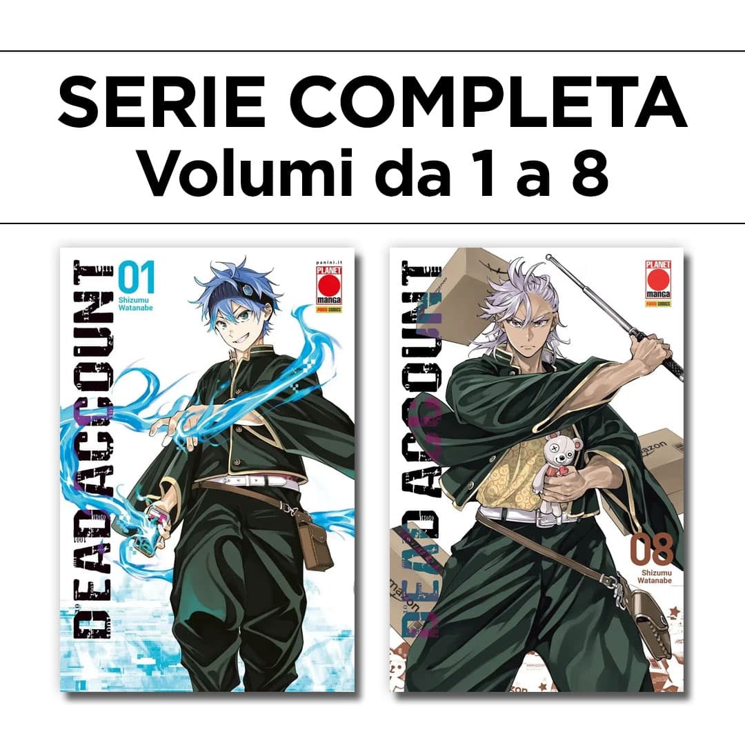 Dead Account 1/8 - Serie Completa - Panini Comics - Italiano