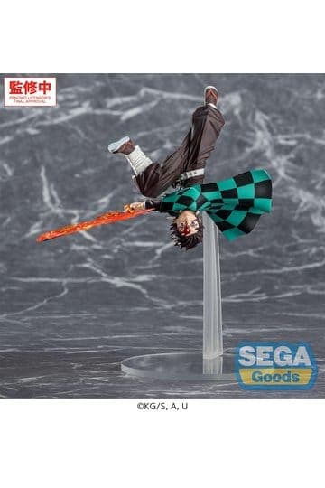 Demon Slayer: Kimetsu no Yaiba Luminasta PVC Figure Tanjiro Kamado Hinokami Kagura Setting Sun Transformation 15 cm