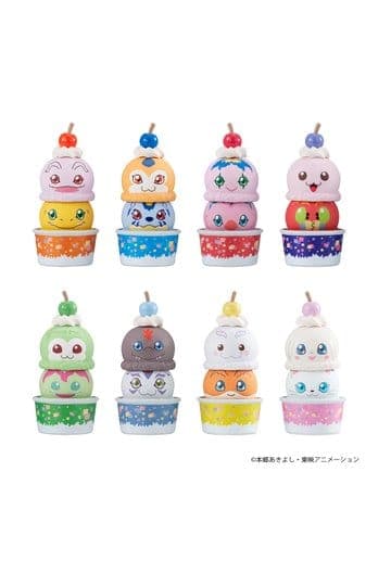 Digimon Adventure Tsumichen Stack up & Change Mini Figures 8 cm Blind Box Display 8 Pz (Repeat)