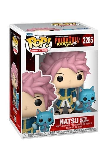 Fairy Tail-100 Years Quest Funko POP! Animation Vinyl Figure Natsu & Happy 9 cm - Funko POP!
