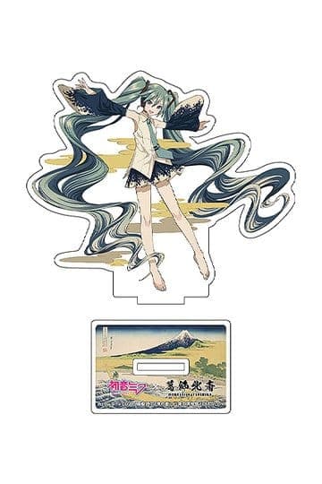 Hatsune Miku x Katsushika Hokusai iXima Die-Cut Acrylic Stand A Sketch of Tago Bay at Ejiri on the Tokaido 10 cm (5)