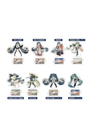 Hatsune Miku x Katsushika Hokusai iXima Die-Cut Acrylic Stand Assortment 10 cm