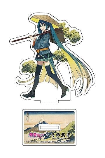 Hatsune Miku x Katsushika Hokusai iXima Die-Cut Acrylic Stand Inume Pass in Kai Province 10 cm (5)