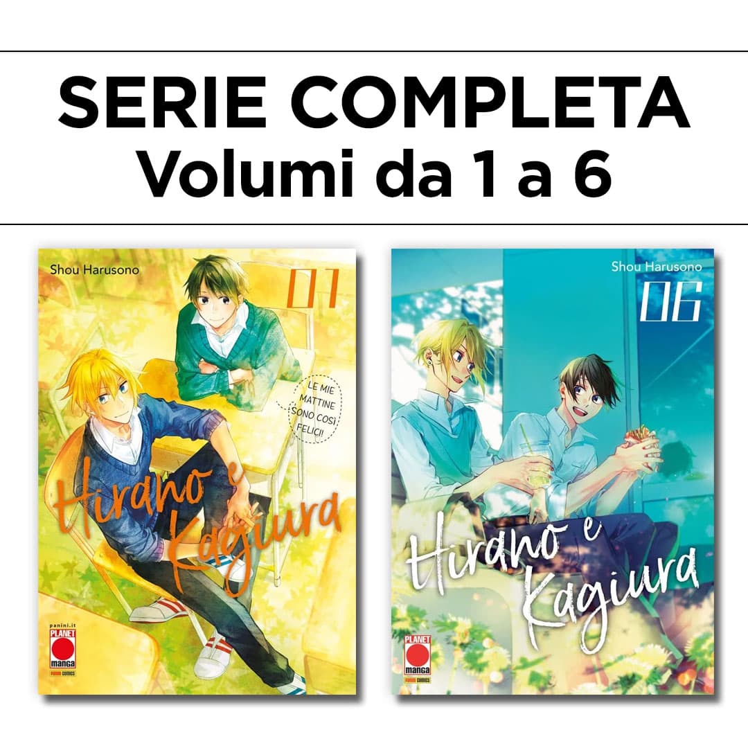 Hirano e Kagiura 1/6 - Serie Completa - Panini Comics - Italiano