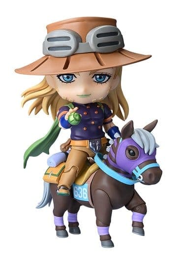 JoJo's Bizarre Adventure Steel Ball Run Nendoroid Action Figure Gyro Zeppeli DX Ver. 10 cm